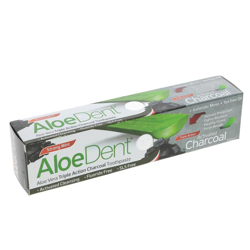 Aloe Dent Activated Charcoal Toothpaste