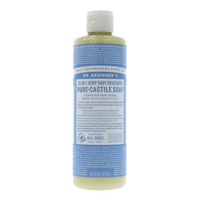 Dr Bronner 18-in-1 Baby Mild Pure Castile Soap