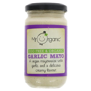 Mr Organic Egg Free & Organic Garlic Mayo