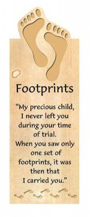 Magnetic Bookmark - Footprints