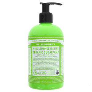 Dr Bronner 4-in-1 Lemongrass Lime Organic Sugar Soap