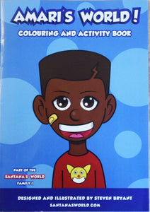 Amari's World Colouring and Activity Book