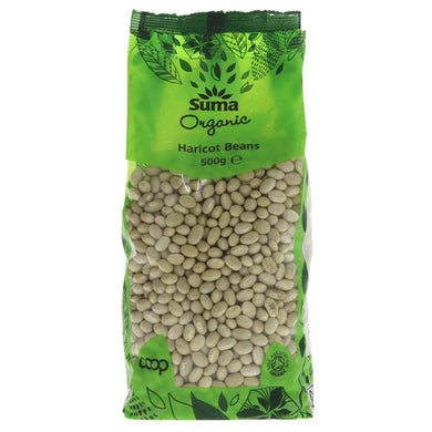 Suma Organic Haricot Beans, 500g